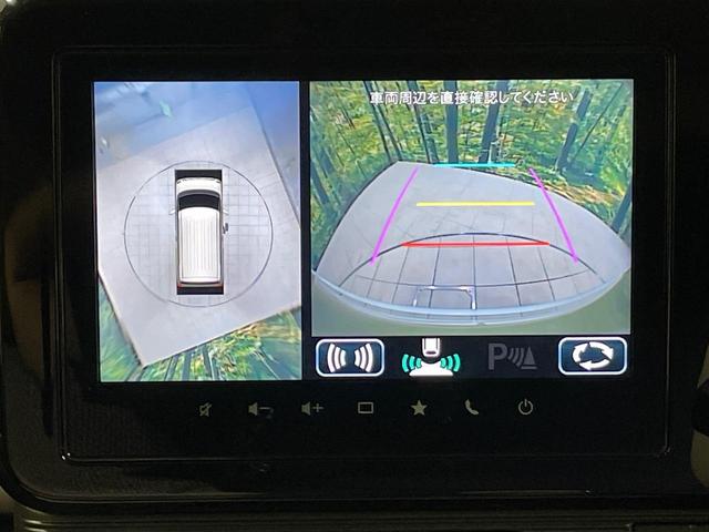 ワゴンRスマイル ハイブリッドX 両側電動ドア 全周囲カメラ 純正9インチナビ 衝突軽減 禁煙車 シートヒーター ドラレコ スマートキー LEDヘッド ETC オートハイビーム 車線逸脱警報 オートライト オートエアコン LEDフォグ(5枚目)