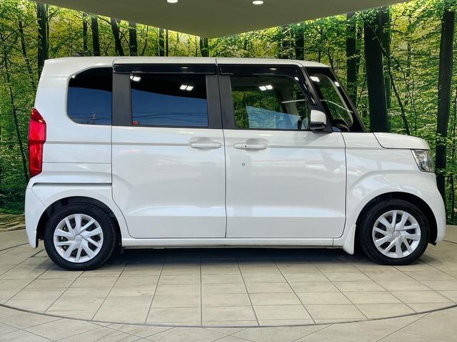 N-BOX L 電動スライドドア バックカメラ 衝突軽減装置 純正ナビ レーダークルズコントロール 禁煙車 コーナーセンサー スマートキー LEDヘッド オートハイビーム 車線逸脱警報 オートライト オートエアコン(27枚目)