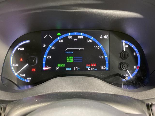 ヤリスクロス ハイブリッドＺ　全周囲カメラ　純正８インチナビ　衝突被害軽減システム　レーダークルーズ　パワーシート　コーナーセンサー　スマートキー　ＬＥＤヘッド　ＥＴＣ　純正１８インチアルミ　オートハイビーム　車線逸脱警報（46枚目）