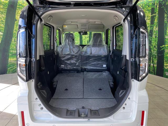 スペーシアカスタム ハイブリッドXS 届出済未使用車 純正9型ナビ 両側電動ドア 全周囲カメラ 衝突軽減装置 ハーフレザーシート コーナーセンサー スマートキー LEDヘッド 純正15インチアルミ オートハイビーム 車線逸脱警報(10枚目)