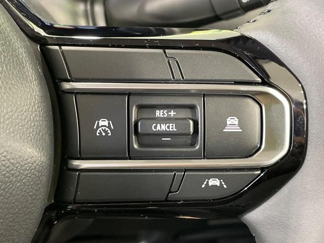 スペーシアカスタム ハイブリッドXS 届出済未使用車 純正9型ナビ 両側電動ドア 全周囲カメラ 衝突軽減装置 ハーフレザーシート コーナーセンサー スマートキー LEDヘッド 純正15インチアルミ オートハイビーム 車線逸脱警報(34枚目)