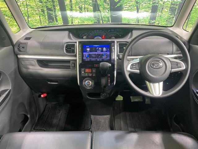 タント カスタムX トップエディションVS SAIII 両側電動ドア 純正8型ナビ 後席モニター 全周囲カメラ 衝突被害軽減システム 禁煙車 ハーフレザーシート シートヒーター ドラレコ コーナーセンサー スマートキー LEDヘッド ビルトインETC(2枚目)