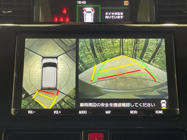 ルーミー カスタムG 両側電動ドア 純正SDナビ 全周囲カメラ 衝突被害軽減システム レーダークルーズ 禁煙車 ドラレコ コーナーセンサー スマートキー LEDヘッド ビルトインETC 純正14インチアルミ オートライト(6枚目)