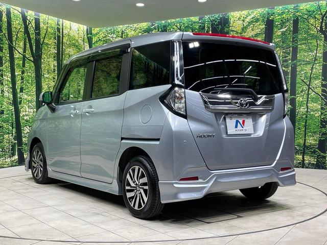 ルーミー カスタムG 両側電動ドア 純正SDナビ 全周囲カメラ 衝突被害軽減システム レーダークルーズ 禁煙車 ドラレコ コーナーセンサー スマートキー LEDヘッド ビルトインETC 純正14インチアルミ オートライト(26枚目)