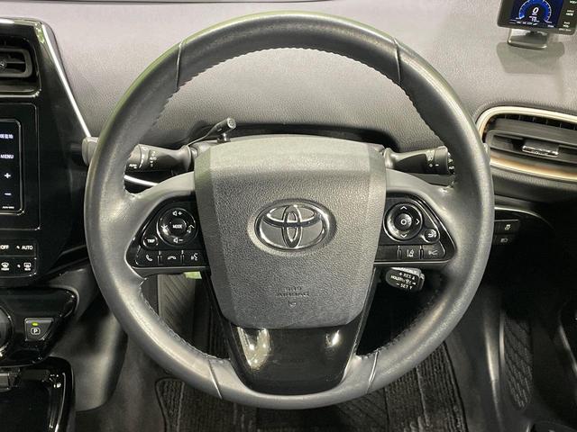 プリウス Ｓセーフティプラス　ツートーン　ＳＤナビ　バックカメラ　衝突被害軽減システム　禁煙車　ドラレコ　コーナーセンサー　スマートキー　ＬＥＤヘッド　ＥＴＣ　クルコン　純正１７インチアルミ　オートハイビーム　パークアシスト　車線逸脱警報（11枚目）