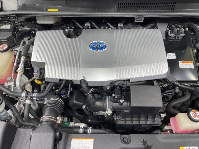 プリウス Ｓセーフティプラス　ツートーン　ＳＤナビ　バックカメラ　衝突被害軽減システム　禁煙車　ドラレコ　コーナーセンサー　スマートキー　ＬＥＤヘッド　ＥＴＣ　クルコン　純正１７インチアルミ　オートハイビーム　パークアシスト　車線逸脱警報（18枚目）