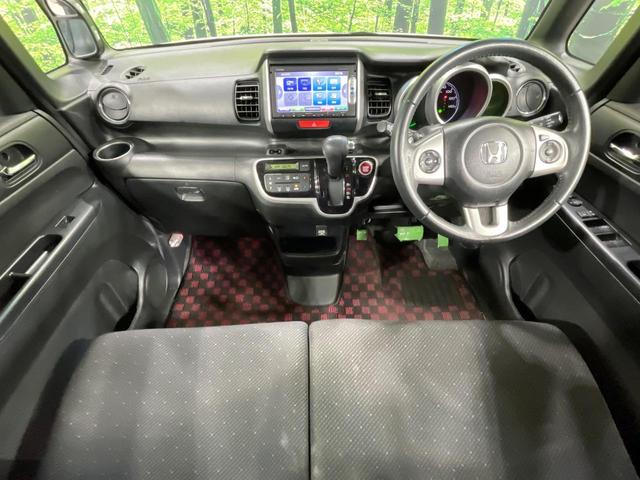 N-BOX G ターボSSパッケージ ターボ 両側電動ドア 純正ナビ バックカメラ 衝突軽減装置 禁煙車 ドラレコ スマートキー HIDヘッド ETC クルコン 純正14インチアルミ オートライト オートエアコン Bluetooth CD(2枚目)