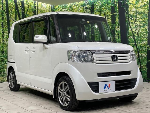 N-BOX G ターボSSパッケージ ターボ 両側電動ドア 純正ナビ バックカメラ 衝突軽減装置 禁煙車 ドラレコ スマートキー HIDヘッド ETC クルコン 純正14インチアルミ オートライト オートエアコン Bluetooth CD(16枚目)