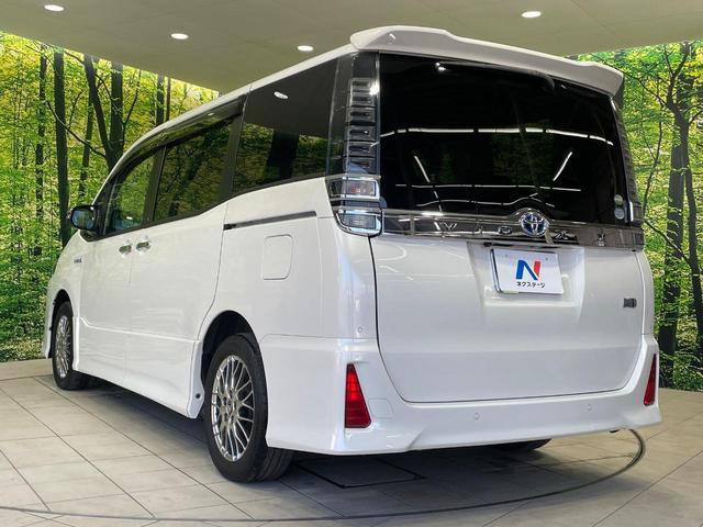 ヴォクシー ハイブリッドＺＳ　煌ＩＩ　両側電動ドア　ＢＩＧＸ９型ナビ　後席モニター　バックカメラ　衝突軽減装置　禁煙車　ドラレコ　コーナーセンサー　スマートキー　ＬＥＤヘッド　ビルトインＥＴＣ　クルコン　純正１６インチアルミ（26枚目）