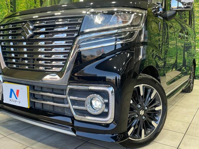 スペーシアカスタム ハイブリッドＸＳ　両側電動ドア　純正８インチＳＤナビ　全周囲カメラ　衝突被害軽減システム　禁煙車　ハーフレザーシート　シートヒーター　ドラレコ　コーナーセンサー　スマートキー　ＬＥＤヘッド　ビルトインＥＴＣ（12枚目）