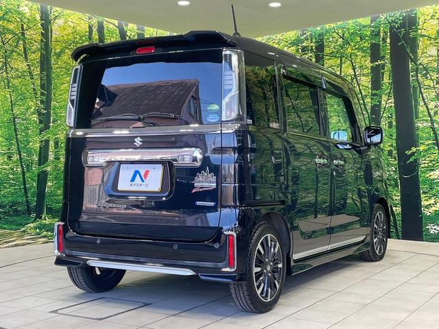 スペーシアカスタム ハイブリッドＸＳ　両側電動ドア　純正８インチＳＤナビ　全周囲カメラ　衝突被害軽減システム　禁煙車　ハーフレザーシート　シートヒーター　ドラレコ　コーナーセンサー　スマートキー　ＬＥＤヘッド　ビルトインＥＴＣ（17枚目）