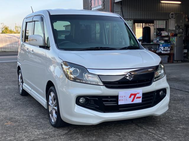 ソリオバンディット ベースグレード ETC ナビ TV 両側スライド・片側電動 オートライト HID スマートキー 電動格納ミラー CVT アルミホイール CD DVD再生 USB 盗難防止システム 衝突安全ボディ ABS ESC(17枚目)