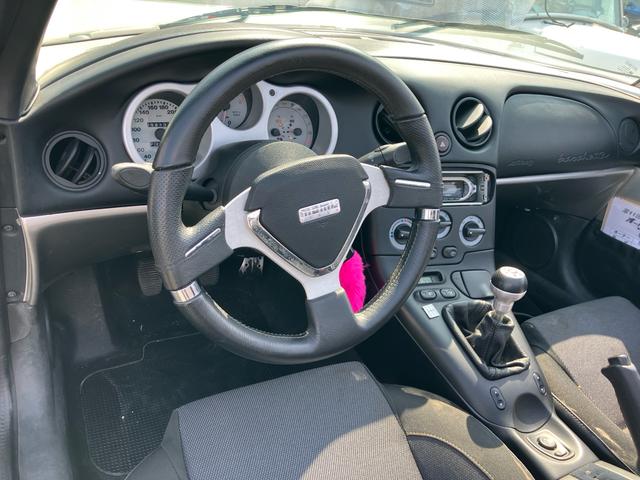 バルケッタ 　ディーラー車　左ハンドル　前期最終型　５速マニュアル　幌　ＨＩＤヘッドライト　新品コニショック　タイミングベルト交換済み　サーモスタット新品交換（22枚目）