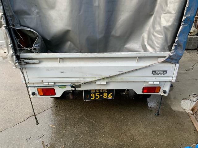 キャリイトラック KCエアコン・パワステ 4wd ホロ付き 幌 5速mt(17枚目)