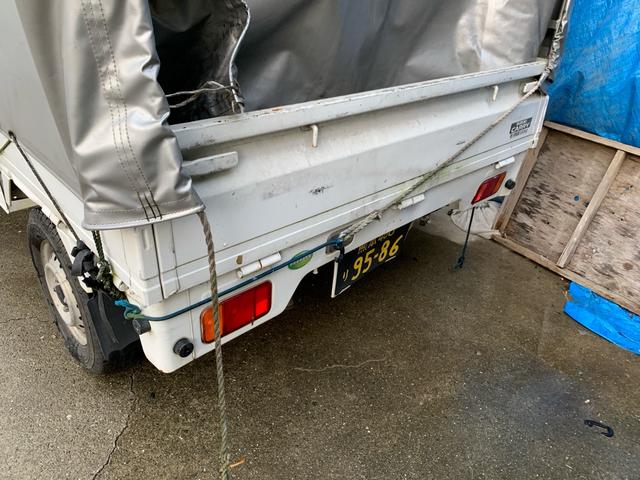 キャリイトラック KCエアコン・パワステ 4wd ホロ付き 幌 5速mt(18枚目)