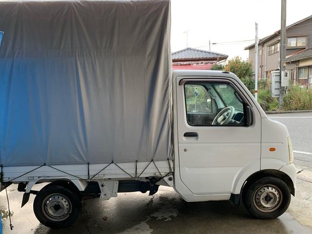 キャリイトラック KCエアコン・パワステ 4wd ホロ付き 幌 5速mt(21枚目)