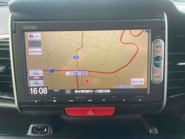 N-BOXカスタム G SSパッケージ ETC バックカメラ 両側電動スライドドア ナビ TV 衝突被害軽減システム HID スマートキー アイドリングストップ 電動格納ミラー ベンチシート CVT 盗難防止システム ABS ESC CD(4枚目)