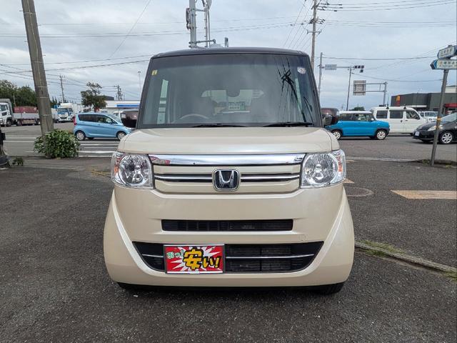 Ｎ－ＢＯＸ Ｇ・ターボＬパッケージ　ＥＴＣ　バックカメラ　両側スライド・片側電動　ナビ　ＴＶ　オートクルーズコントロール　オートライト　スマートキー　アイドリングストップ　電動格納ミラー　ベンチシート　ＣＶＴ　盗難防止システム　ＡＢＳ（2枚目）