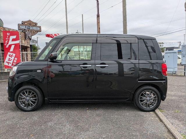 ムーヴキャンバス Ｌ　ＳＡＩＩＩ　４ＷＤ　Ｂｌｕｅｔｏｏｔｈ純正ナビ　ＴＶ　ＥＴＣ　両側スライドドア衝突被害軽減システム　オートマチックハイビーム　キーレスエントリー　アイドリングストップ　電動格納ミラー　ベンチシート　ＣＶＴ（19枚目）