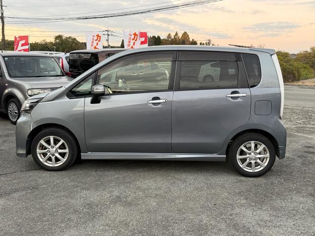 ムーヴ カスタム　Ｘリミテッド　後期型　ナビ　テレビ　バックカメラ　ＣＤ再生　フォグランプ　アイドリングストップ　スマートアシスト　オートライト　ＥＴＣ　スマートキー　純正アルミホイール　車検整備付２年　ボディコーティング付　ＡＢＳ（8枚目）