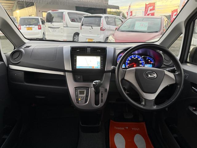 ムーヴ カスタム　Ｘリミテッド　後期型　ナビ　テレビ　バックカメラ　ＣＤ再生　フォグランプ　アイドリングストップ　スマートアシスト　オートライト　ＥＴＣ　スマートキー　純正アルミホイール　車検整備付２年　ボディコーティング付　ＡＢＳ（15枚目）