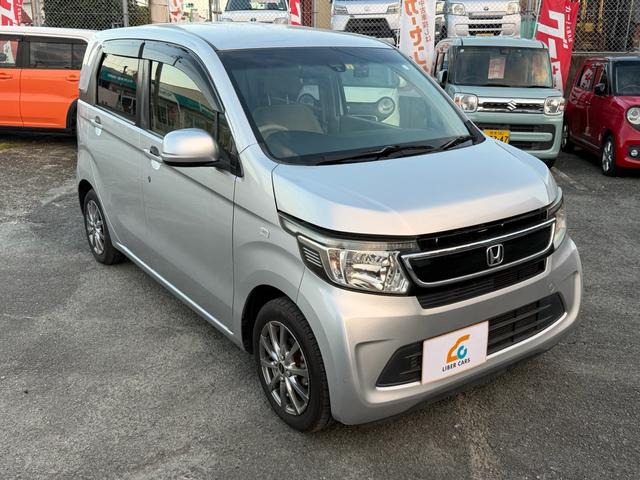 N-WGN G・Aパッケージ ETC 前後ドライブレコーダー 純正CDオーディオ HIDヘッドライト スマートキー オートライト 社外アルミホイール スペアキー付き ボディコーティング付き Wエアバック ABS(3枚目)