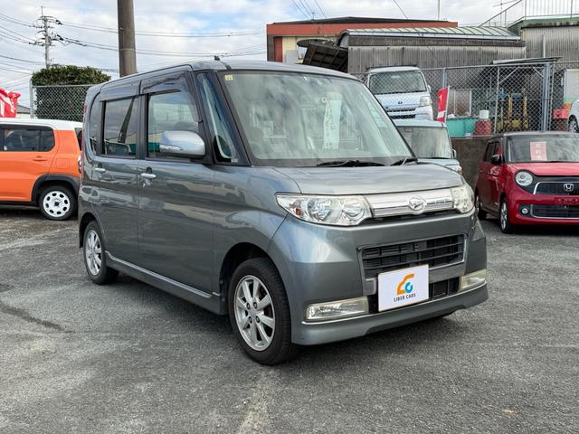 タント カスタムXリミテッド ドライブレコーダー ETC 左電動スライドドア CDオーディオ HIDヘッドライト フォグランプ スマートキー スペアキー付き 車検整備付き2年 ボディコーティング付き Wエアバック オートエアコン(3枚目)