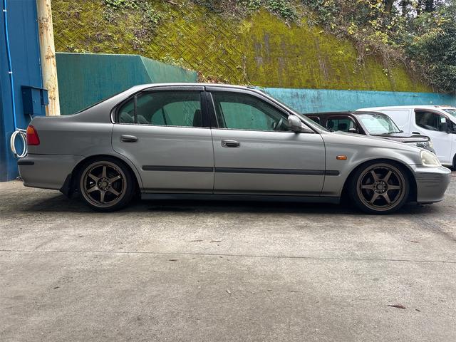 シビックフェリオ Mi 車高調・社外ホイール・新品マフラー・純正キーレス(4枚目)