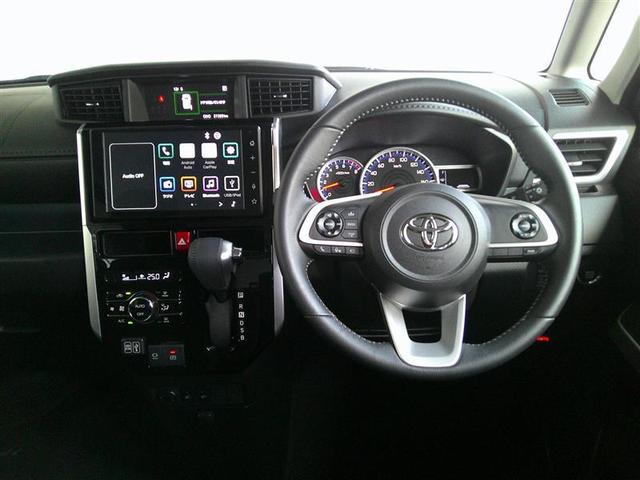 ルーミー カスタムG アイドリング 両側電動SD LEDヘット バックビューモニター 衝突回避ブレーキ TV 地デジ スマートキー クルーズコントロール 点検記録簿 ETC オートエアコン アルミホイール ABS イモビ(5枚目)