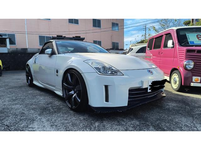 フェアレディＺ 　ロードスター　オープン　帆新品張替済　３５ホイール　ニスモマフラー＆純正ホイールセット　車高調（2枚目）