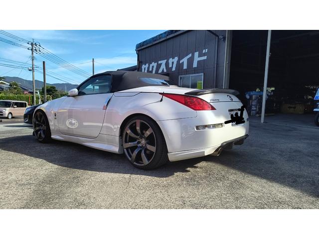 フェアレディＺ 　ロードスター　オープン　帆新品張替済　３５ホイール　ニスモマフラー＆純正ホイールセット　車高調（5枚目）