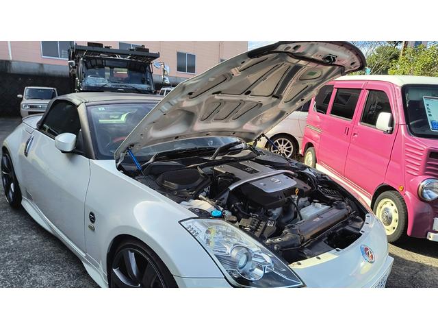 フェアレディＺ 　ロードスター　オープン　帆新品張替済　３５ホイール　ニスモマフラー＆純正ホイールセット　車高調（10枚目）