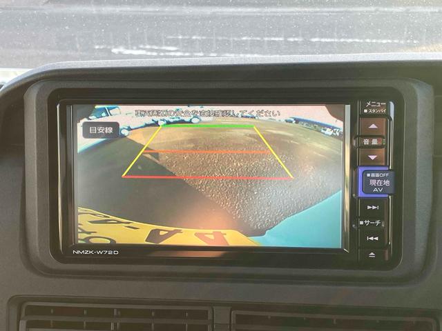 バックカメラ装備。駐車が苦手な方には欠かせません。