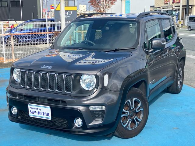 ジープ・レネゲード ロンジチュード ディーラー車 右ハンドル ディスプレイオーディオ バックカメラ USB クルーズコントロール ETC レーンアシスト スマートキー プッシュスタート 16inアルミホイール ルーフレール(3枚目)