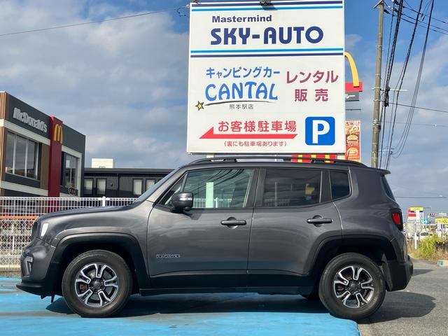 ジープ・レネゲード ロンジチュード ディーラー車 右ハンドル ディスプレイオーディオ バックカメラ USB クルーズコントロール ETC レーンアシスト スマートキー プッシュスタート 16inアルミホイール ルーフレール(6枚目)