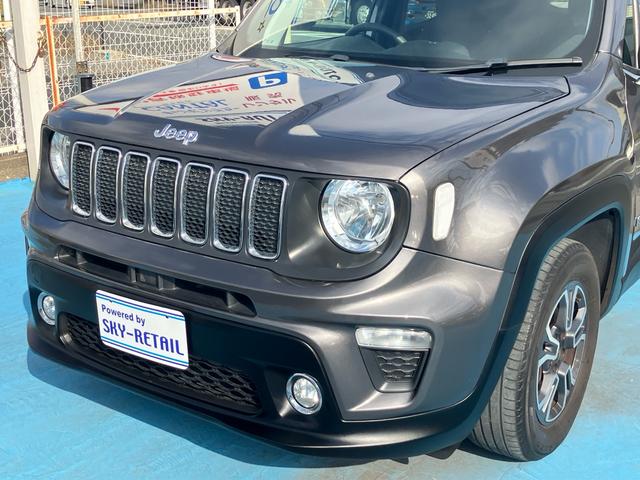 ジープ・レネゲード ロンジチュード ディーラー車 右ハンドル ディスプレイオーディオ バックカメラ USB クルーズコントロール ETC レーンアシスト スマートキー プッシュスタート 16inアルミホイール ルーフレール(15枚目)