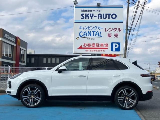 カイエン ベースグレード ディーラー車 右ハンドル パドルシフト 21inアルミホイール レザーパワーシート シートヒーター クルーズコントロール ナビ アラウンドビューモニター 前後ドラレコ ETC2.0 パワーバックドア(6枚目)