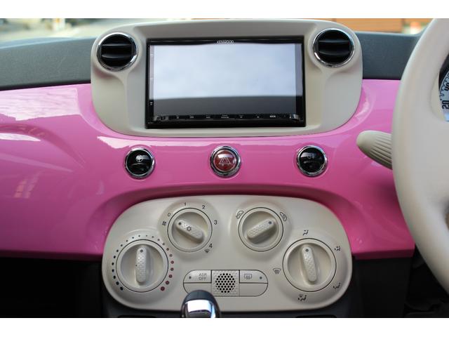 ５００ ピンク！　国内５０台限定車　正規ディーラー車　禁煙　社外ナビ　フルセグＴＶ　ＣＤ・ＤＶＤ再生　Ｂｌｕｅｔｏｏｔｈ接続　バックカメラ　電動サンルーフ　ＥＴＣ　ＫＯＮＩショック＆アイバッハサス　前後エンブレム新品（19枚目）