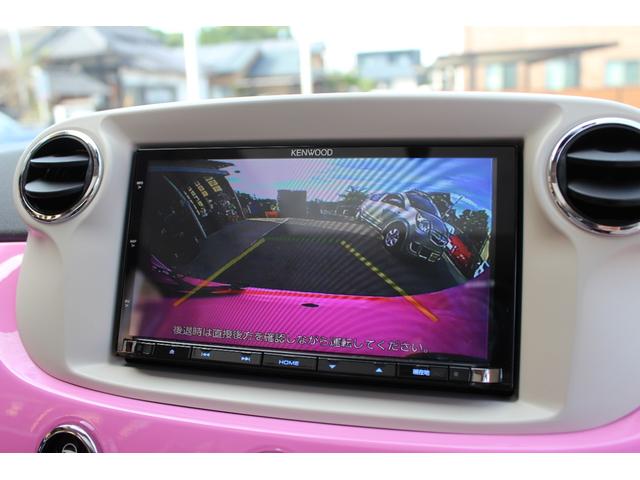 ５００ ピンク！　国内５０台限定車　正規ディーラー車　禁煙　社外ナビ　フルセグＴＶ　ＣＤ・ＤＶＤ再生　Ｂｌｕｅｔｏｏｔｈ接続　バックカメラ　電動サンルーフ　ＥＴＣ　ＫＯＮＩショック＆アイバッハサス　前後エンブレム新品（23枚目）