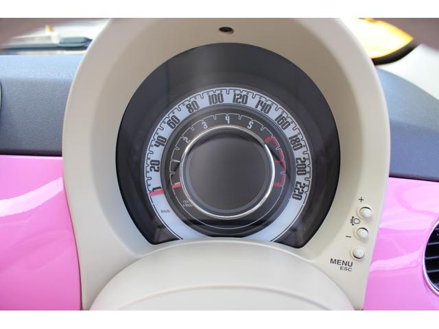 ５００ ピンク！　国内５０台限定車　正規ディーラー車　禁煙　社外ナビ　フルセグＴＶ　ＣＤ・ＤＶＤ再生　Ｂｌｕｅｔｏｏｔｈ接続　バックカメラ　電動サンルーフ　ＥＴＣ　ＫＯＮＩショック＆アイバッハサス　前後エンブレム新品（42枚目）