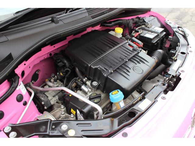 ５００ ピンク！　国内５０台限定車　正規ディーラー車　禁煙　社外ナビ　フルセグＴＶ　ＣＤ・ＤＶＤ再生　Ｂｌｕｅｔｏｏｔｈ接続　バックカメラ　電動サンルーフ　ＥＴＣ　ＫＯＮＩショック＆アイバッハサス　前後エンブレム新品（47枚目）