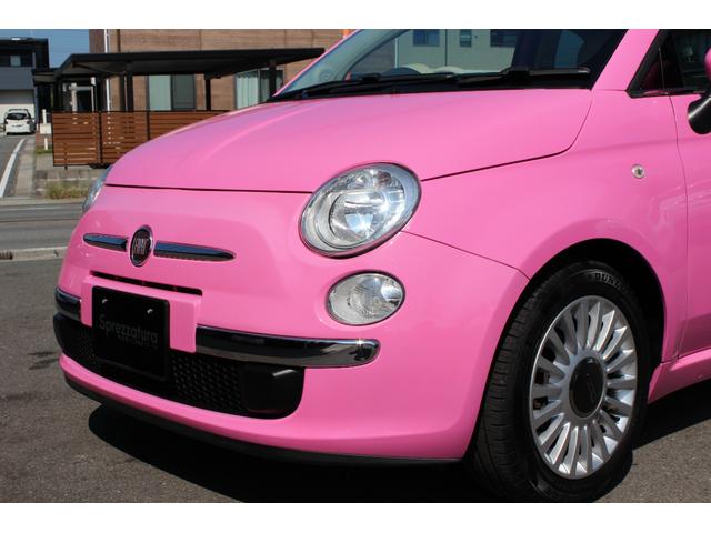 ５００ ピンク！　国内５０台限定車　正規ディーラー車　禁煙　社外ナビ　フルセグＴＶ　ＣＤ・ＤＶＤ再生　Ｂｌｕｅｔｏｏｔｈ接続　バックカメラ　電動サンルーフ　ＥＴＣ　ＫＯＮＩショック＆アイバッハサス　前後エンブレム新品（51枚目）