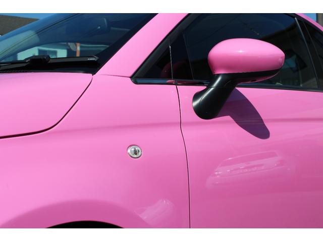 ５００ ピンク！　国内５０台限定車　正規ディーラー車　禁煙　社外ナビ　フルセグＴＶ　ＣＤ・ＤＶＤ再生　Ｂｌｕｅｔｏｏｔｈ接続　バックカメラ　電動サンルーフ　ＥＴＣ　ＫＯＮＩショック＆アイバッハサス　前後エンブレム新品（53枚目）