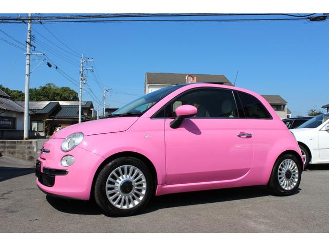 ５００ ピンク！　国内５０台限定車　正規ディーラー車　禁煙　社外ナビ　フルセグＴＶ　ＣＤ・ＤＶＤ再生　Ｂｌｕｅｔｏｏｔｈ接続　バックカメラ　電動サンルーフ　ＥＴＣ　ＫＯＮＩショック＆アイバッハサス　前後エンブレム新品（70枚目）