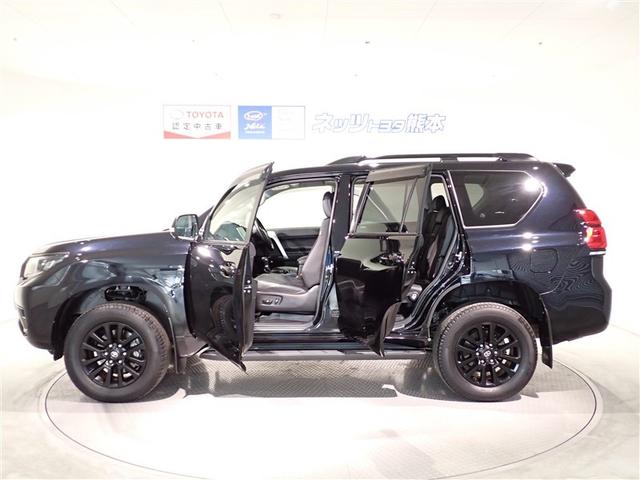 ランドクルーザープラド ＴＸ　Ｌパッケージ　マットブラックエディション　サンルーフ　４ＷＤ　フルセグ　メモリーナビ　バックカメラ　衝突被害軽減システム　ＥＴＣ　ＬＥＤヘッドランプ　乗車定員７人　３列シート　ワンオーナー　記録簿（4枚目）