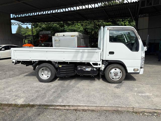 エルフトラック フラットロー 3トン4WDトラック 全塗装 荷台鉄板張り、4方ドア板交換済 三方開 MT 後輪ダブル パワステ アイドリングストップ 電動格納ミラー ABS エアコン パワーウィンドウ(4枚目)