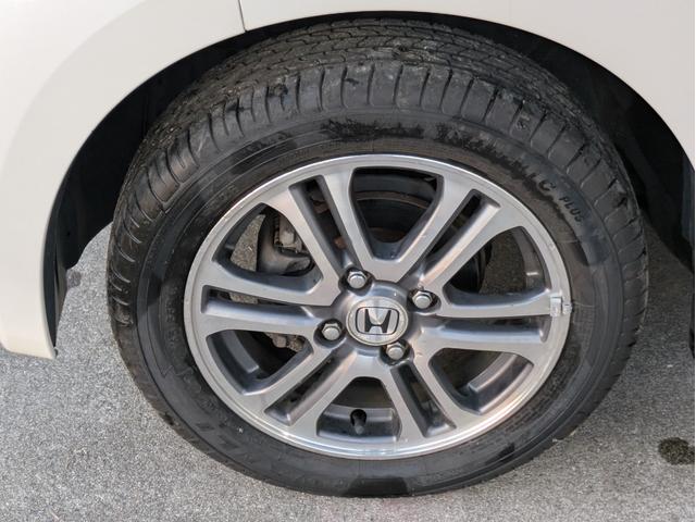 N-WGN G タイヤ4本新品 車検令和9年9月 エンジンプッシュスタート スマートキー アルミホイール 横滑り防止機能 ヘッドライトレベライザー ETC ナビTV AAC DVD再生 アイドリングストップ(7枚目)