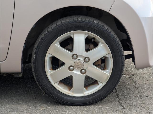 パレット Ｘ　スマートキー２個　片側パワースライドドア　ナビＴＶ　メモリーナビ　フルセグＴＶ　ＣＤ　ＤＶＤ　Ｂｌｕｅｔｏｏｔｈ　純正１４ｉｎアルミホイール　オートエアコン　電動格納ミラー　ベンチシート　シートカバー（9枚目）