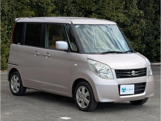 パレット Ｘ　スマートキー２個　片側パワースライドドア　ナビＴＶ　メモリーナビ　フルセグＴＶ　ＣＤ　ＤＶＤ　Ｂｌｕｅｔｏｏｔｈ　純正１４ｉｎアルミホイール　オートエアコン　電動格納ミラー　ベンチシート　シートカバー（18枚目）