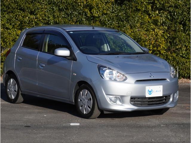 ミラージュ Ｍ　ＥＴＣ　ＡＵＸ　キーレス　電動格納ミラー　ヘッドライトレベライザー　ＨＩＤヘッドライト　オートエアコン　アイドリングストップ（3枚目）